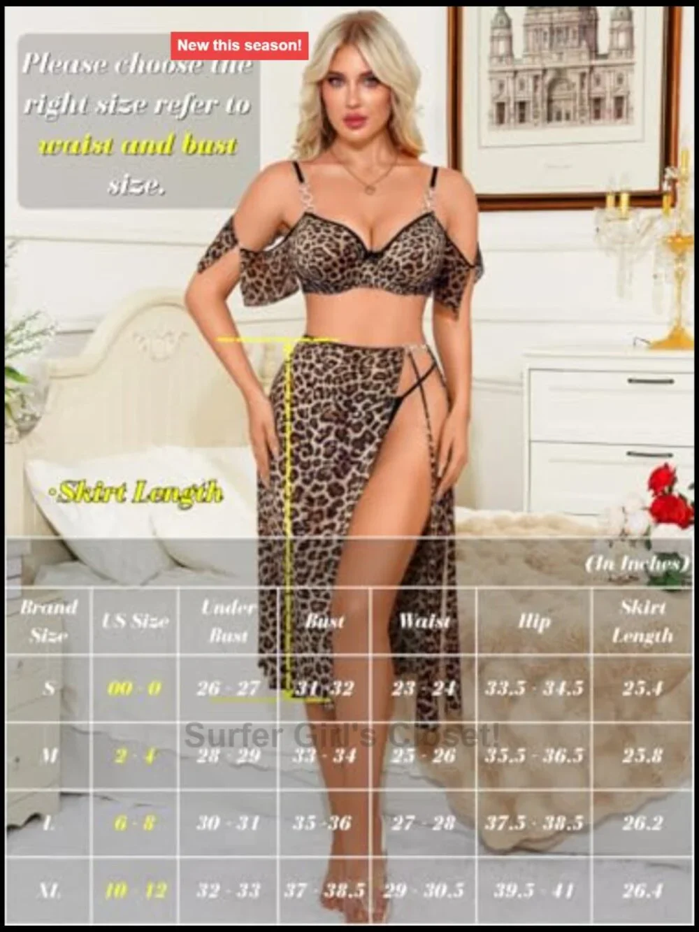 3 Piece Lingerie Set Underwire Bra Panty Sheer Skirt Mesh Costume